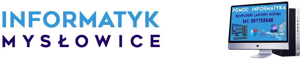 informatyk Mysłowice, monitor komputerowy z numerem telefonu 501705848
