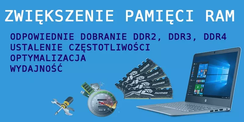 prawidłowa wymiana i zwiększenie pamięci operacyjnej w komputerze i laptopie