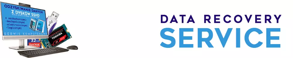 dyski twarde, karta pamięci SD, USB, recovery data service