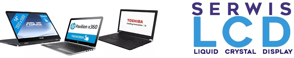 laptopy serwis LCD wymiana ekranu w laptopie