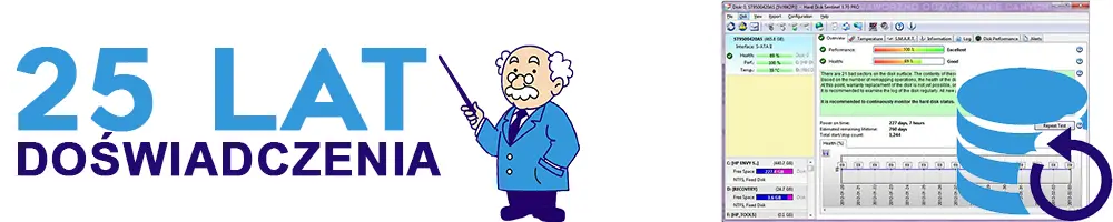 program do odzyskania danych, 20 lat