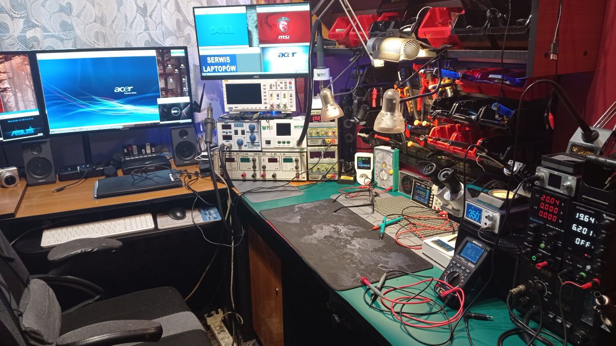stanowisko pracy serwisanta